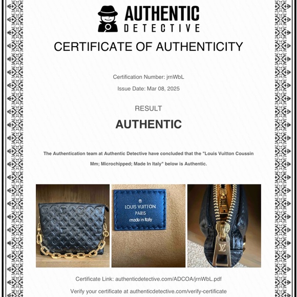 🔥Louis Vuitton Coussin MM - FULL SET with COA - Picture 15 of 16